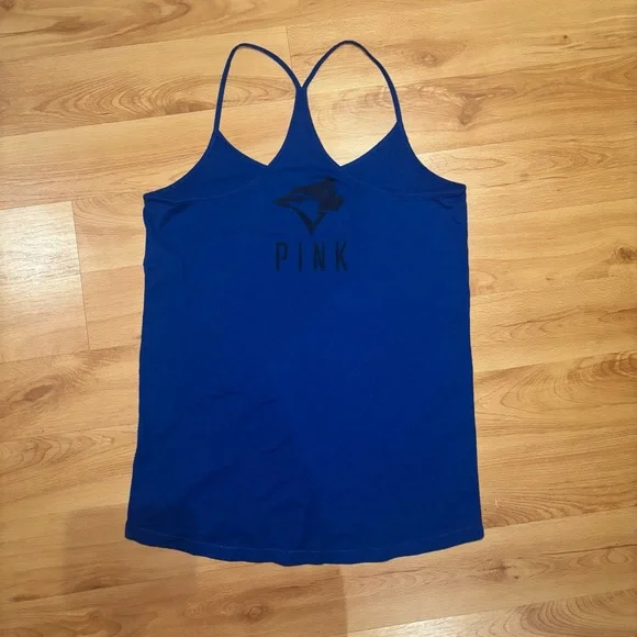 Pink Toronto Blue Jays Racerback Tank Top - Picture 2 of 4
